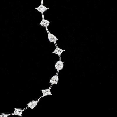 14K Brilliance Lab Μεγαλωμένος άντρας έκανε διαμαντένια βραχιόλια