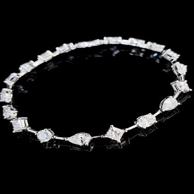 14K Brilliance Lab Μεγαλωμένος άντρας έκανε διαμαντένια βραχιόλια
