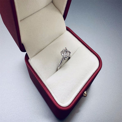 18K Lab Diamonds Ring and Gold Wedding Ring Setting1894 Four Prong Κλασικό Διαμαντένιο Δαχτυλίδι